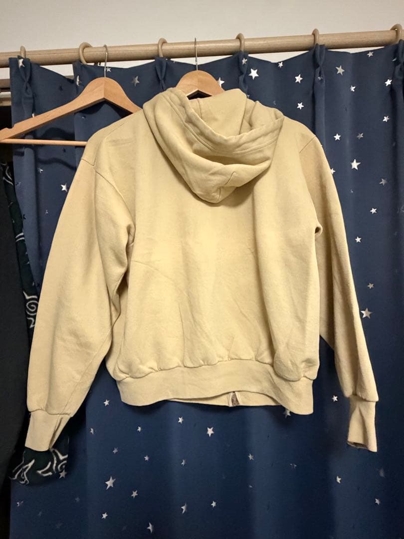 ビ*ン様 60s-70s ビンテージ 無地ジップパーカーPRTDEジップ フェー