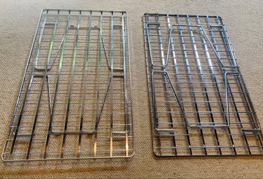 廃盤品　ユニフレーム　フィールドラック(シルバー) ２個セット