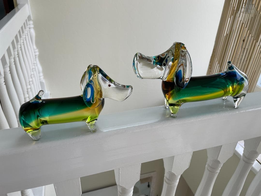 【中古・美品】ダックスフンドの置物