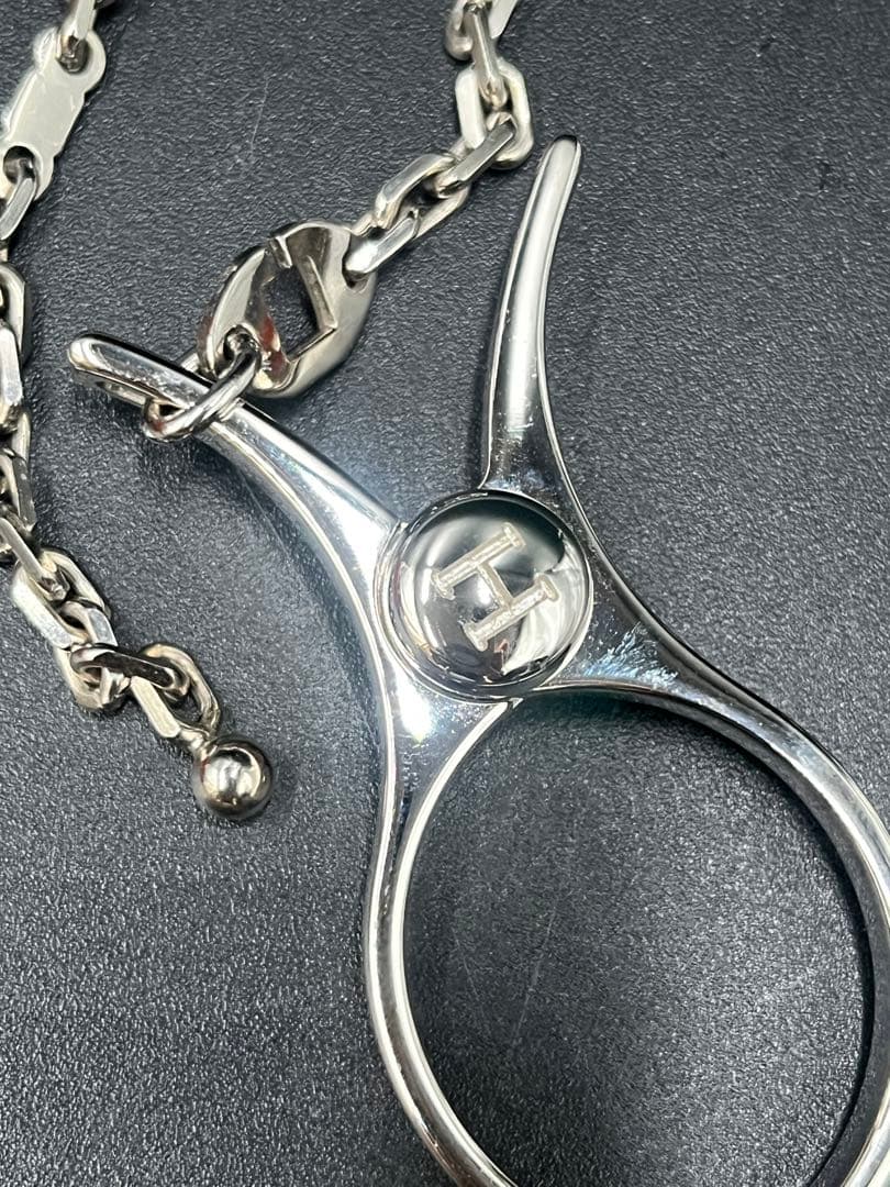 ⭐︎美品⭐︎エルメス　HERMES グローブホルダー　シルバーカラー