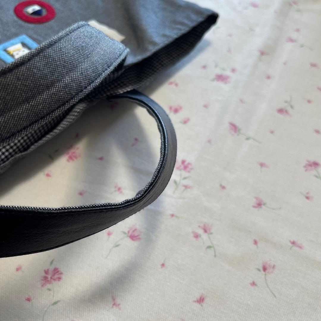 A※さま専用です　ファミリア　デニムバッグ　黒