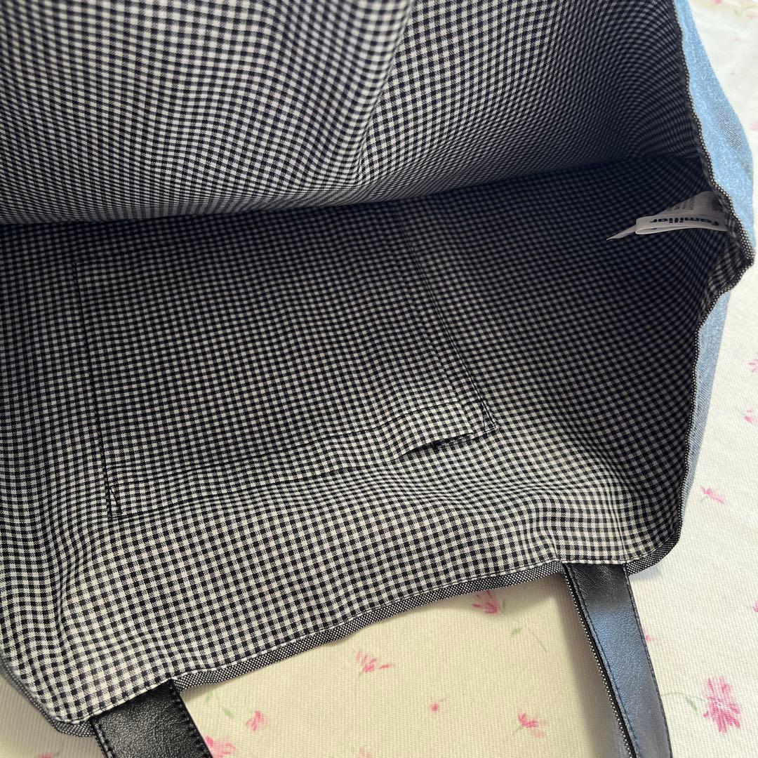 A※さま専用です　ファミリア　デニムバッグ　黒