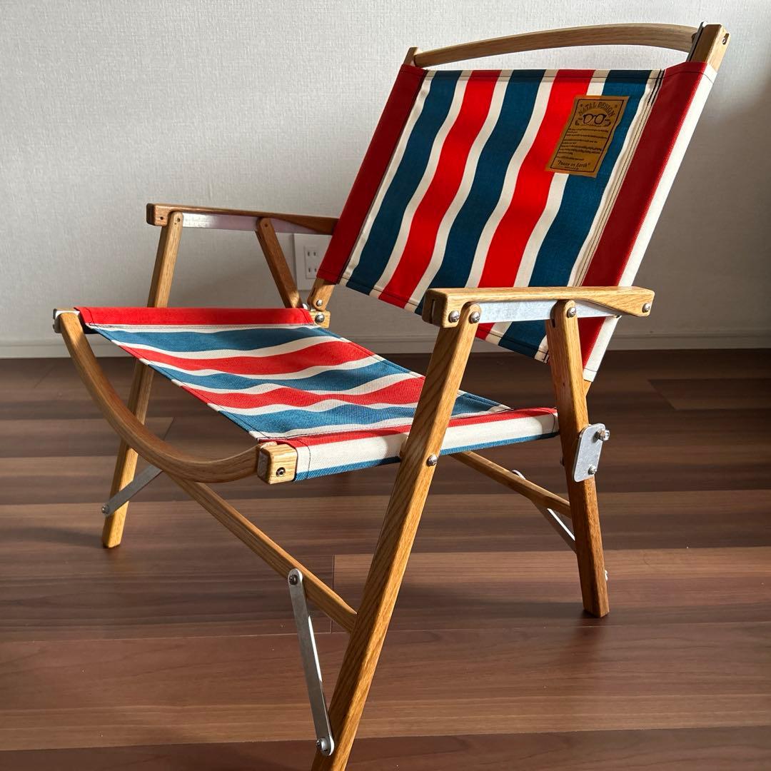 ネイタルデザイン カーミットチェア レトロストライプ 美品