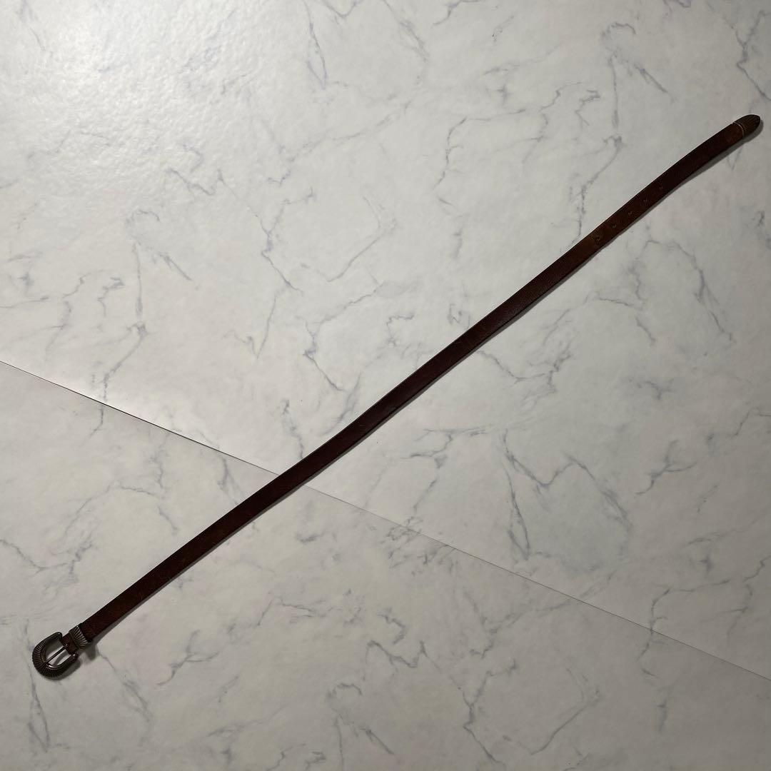 【良品】WILLIAM　ウエスタンベルト　 ビームス エフコラボ　レザー　別注