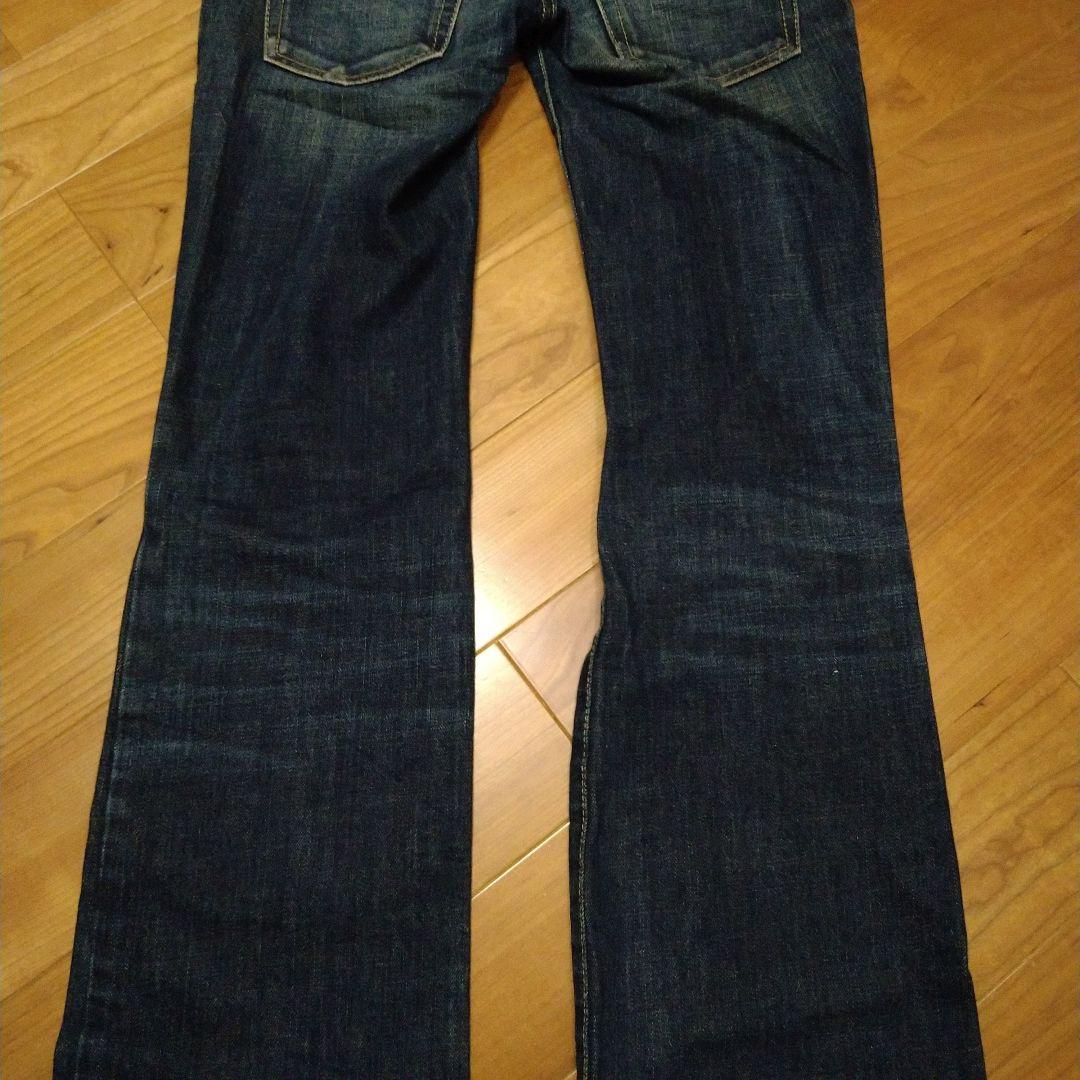 【美品】DSQUARED　38　イタリア製　フレア　シンプル　ダメージ加工