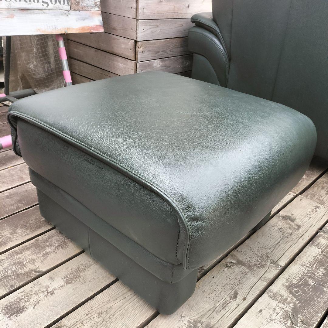 M♦10月セール 良品　IDC大塚取扱 himora３人掛けソファオットマン付き