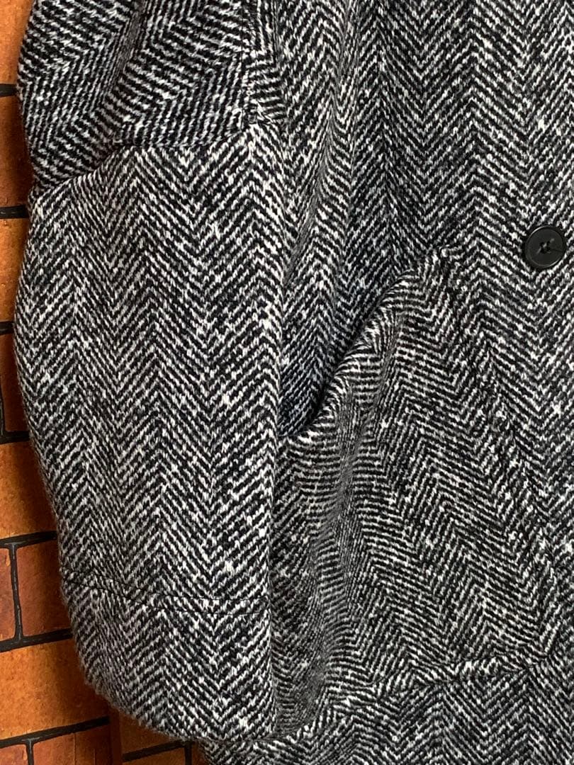 【お値下げ】♡ROSIEE ロージー♡軽量裏起毛ヘリンボーン　コクーンコート