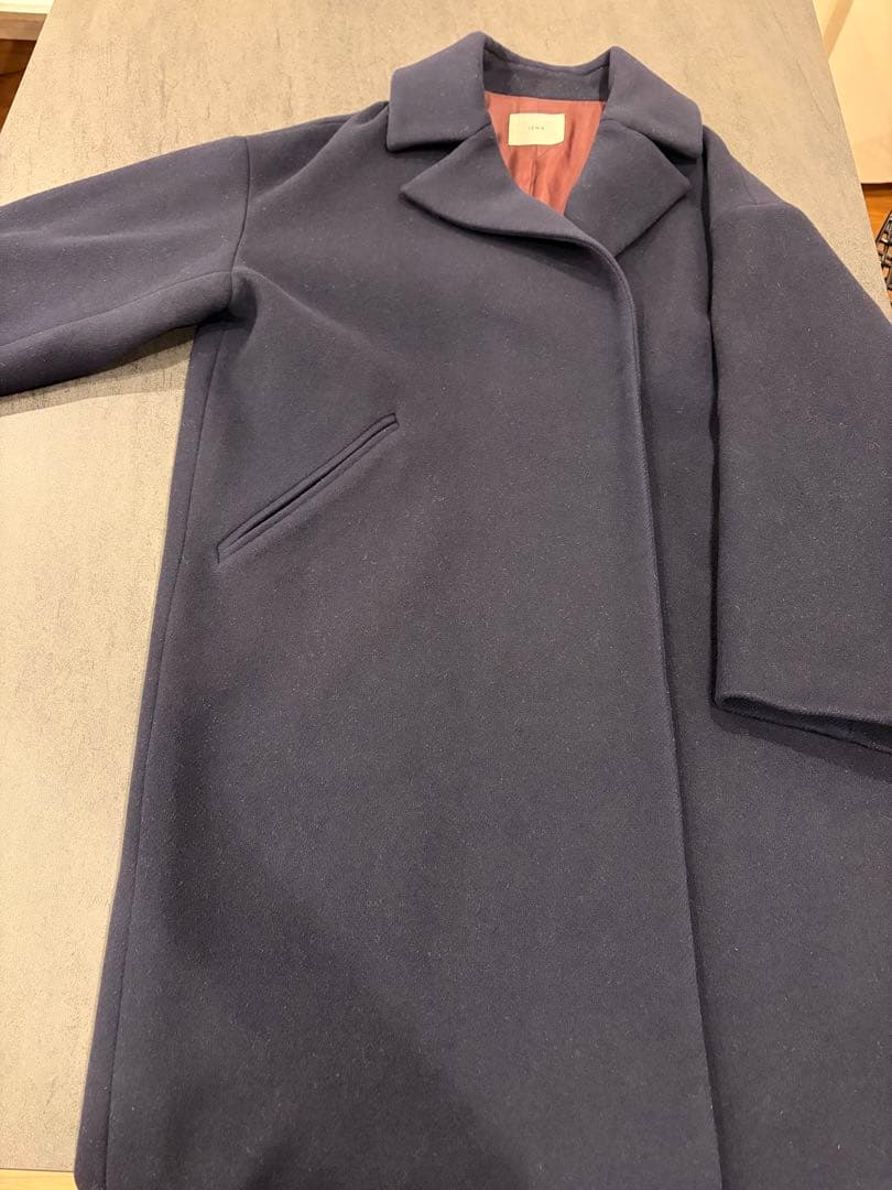 49500円IENA イエナ ダブルフェイスロングチェスターコート マンテコ