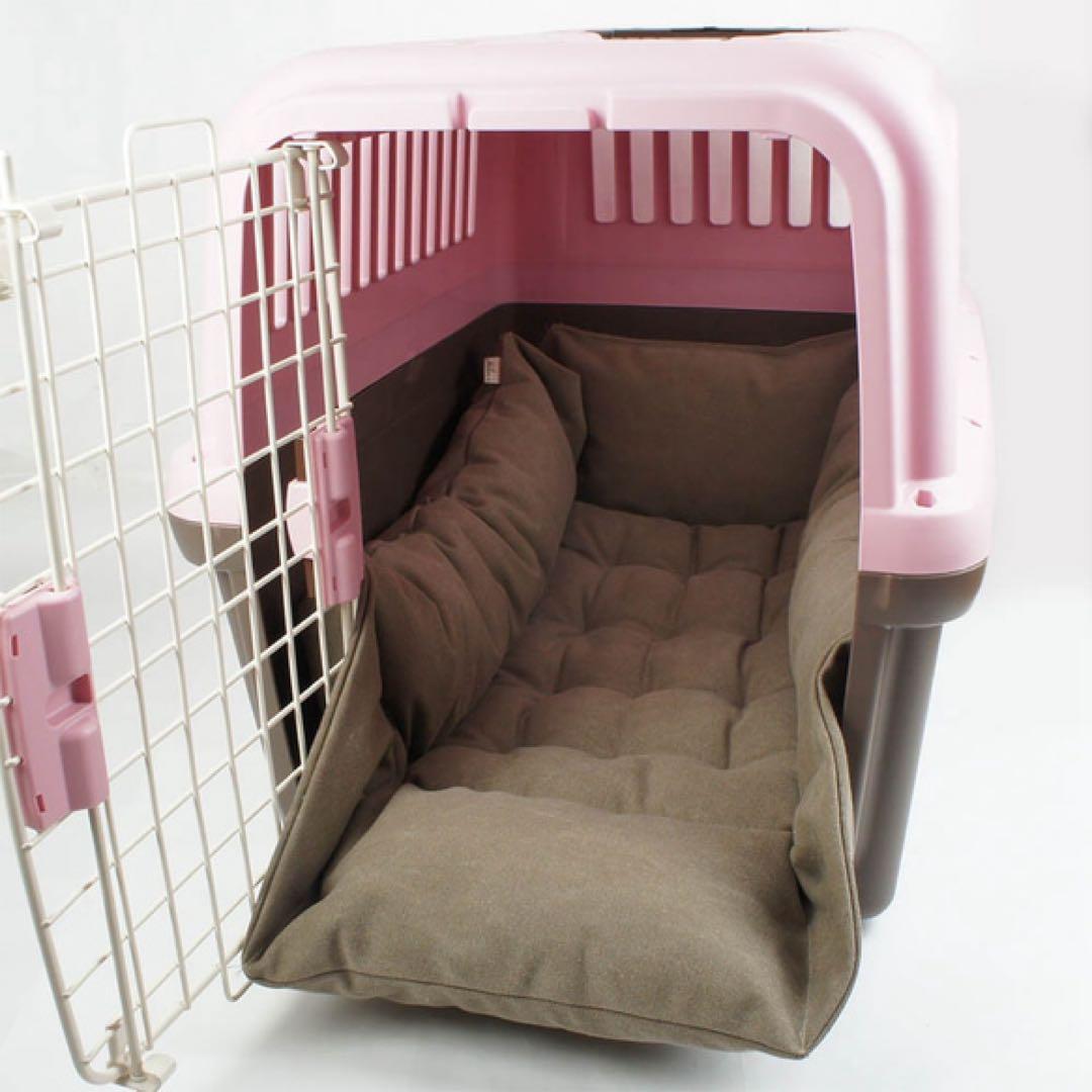 へレンズ 11号帆布生地 ペットベッド サイズLキャリークッション クレート