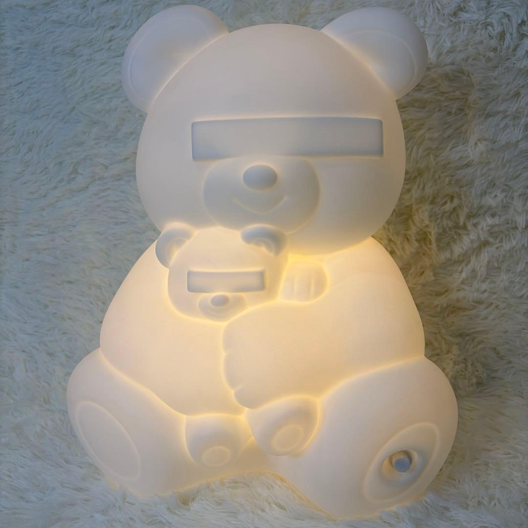 【極美品】アンダーカバー×メディコムトイ BEAR FLOOR LAMP 白
