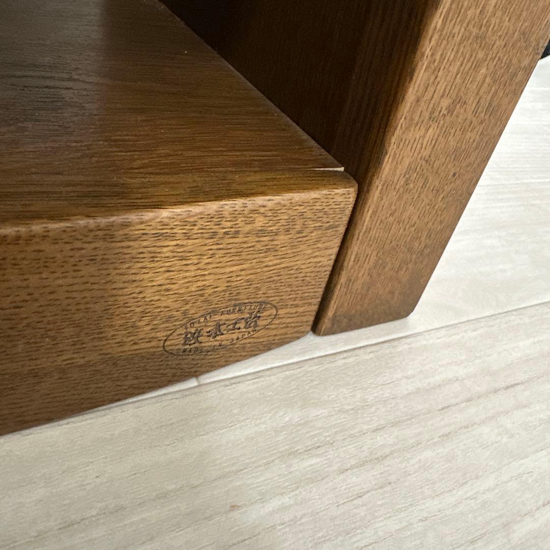 【展示品】浜本工芸 スリッパラック 木製 棚 花台 電話台 収納棚 ※i4※