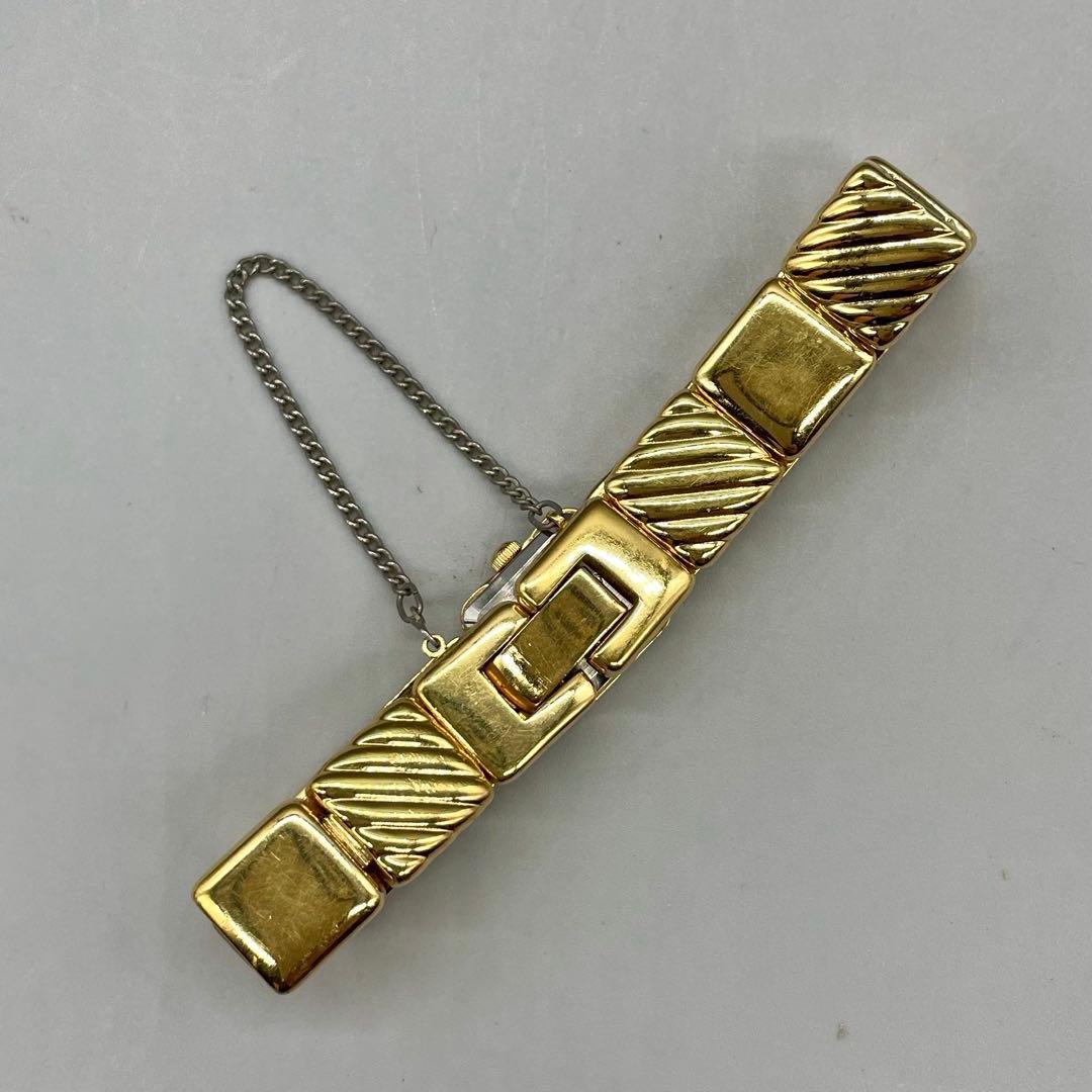 新品電池✨️SEIKO 腕時計 スクエア ゴールド クオーツ