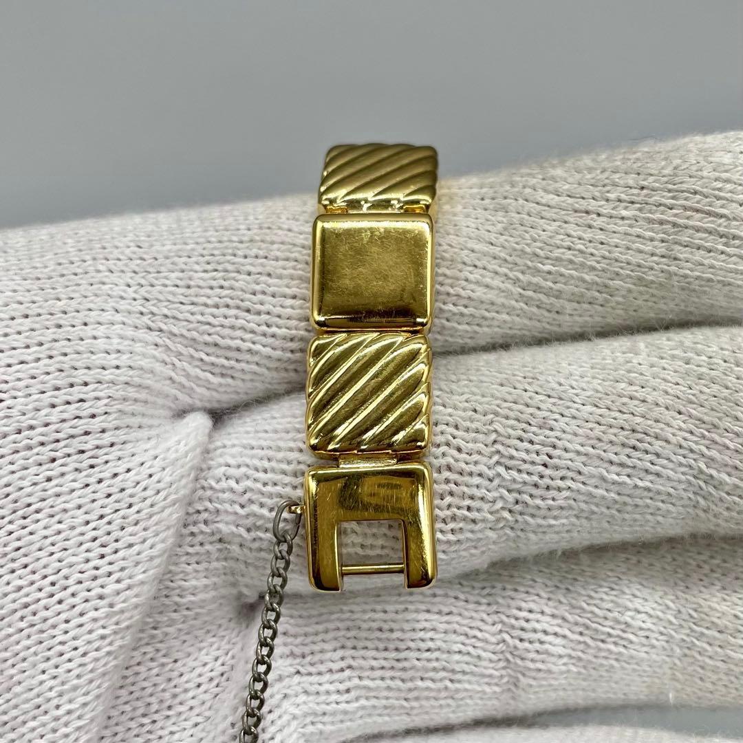 新品電池✨️SEIKO 腕時計 スクエア ゴールド クオーツ