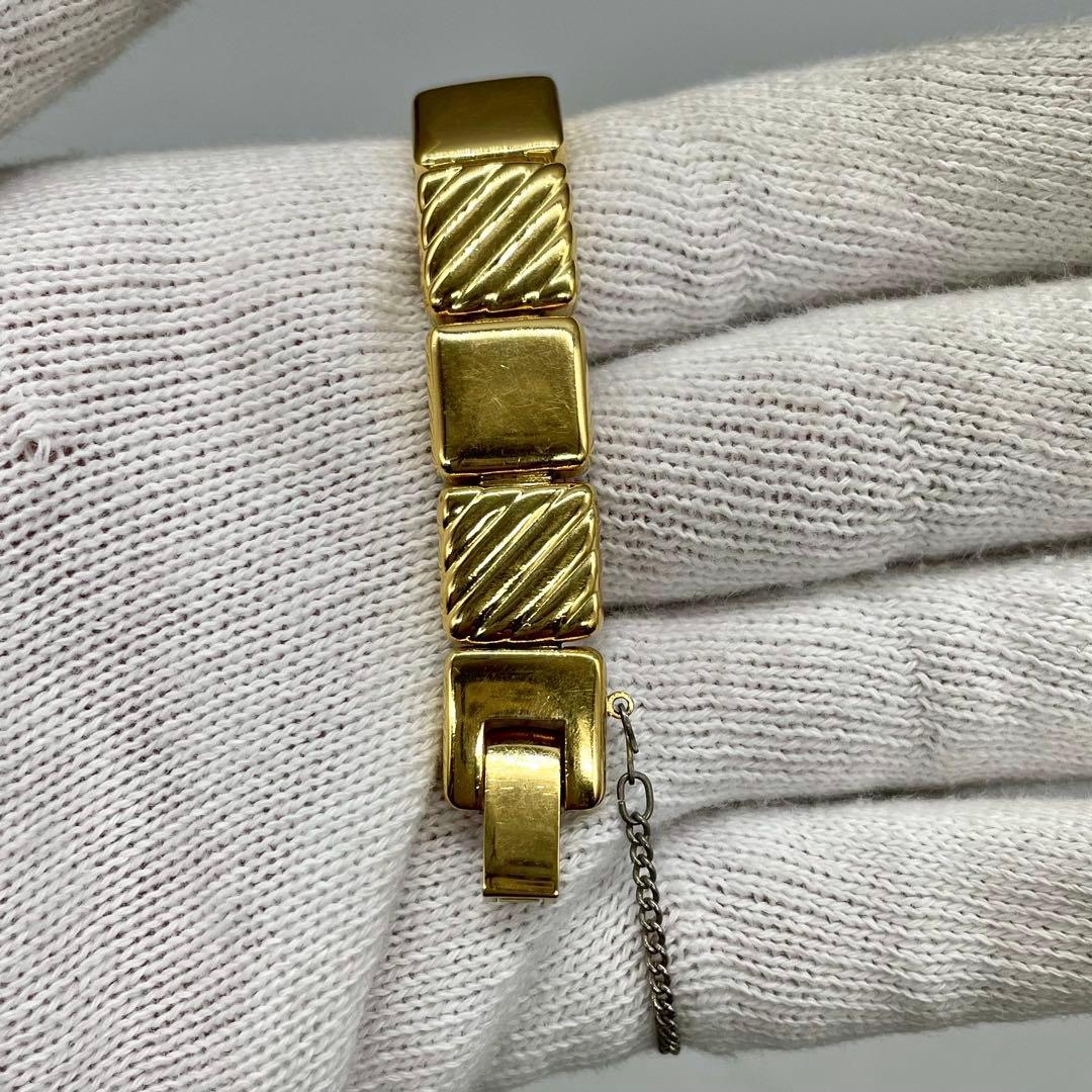 新品電池✨️SEIKO 腕時計 スクエア ゴールド クオーツ