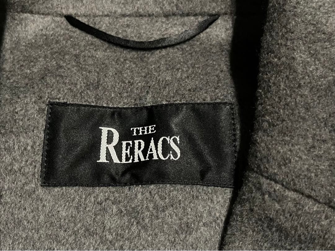 The RERACSウールカシミア チェスターコート グレー