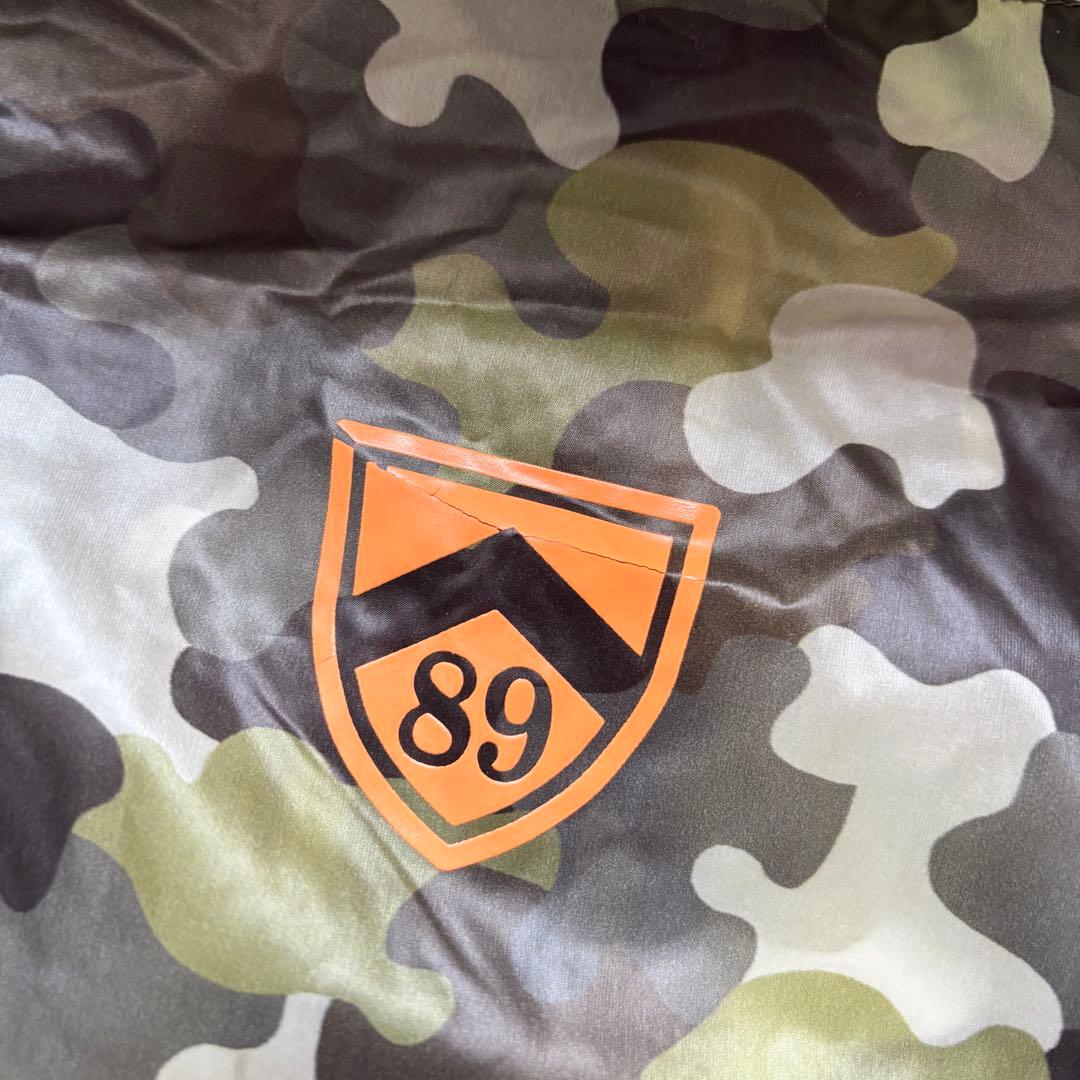 PEARLY GATES カモフラ迷彩柄 ナイロン フードジップジャケット ロゴ