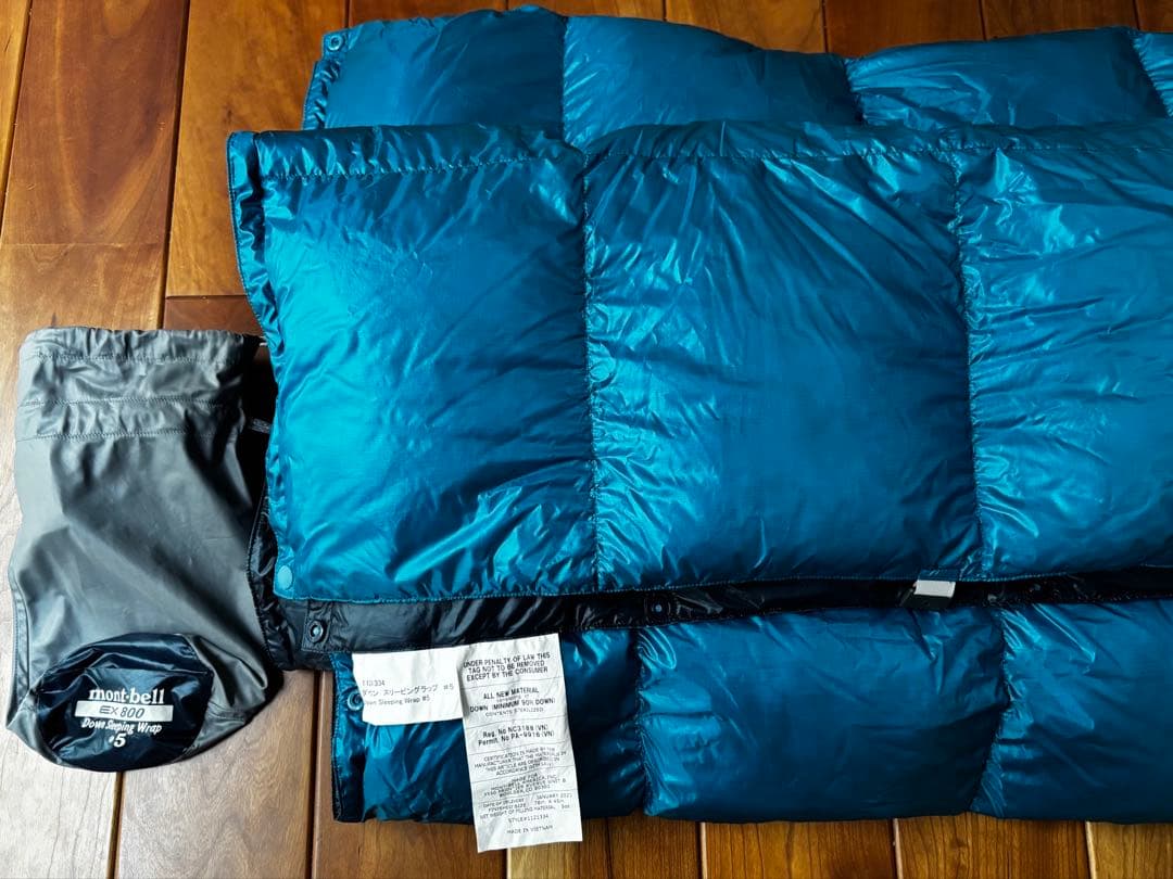 mont-bell ダウン スリーピングラップ #5