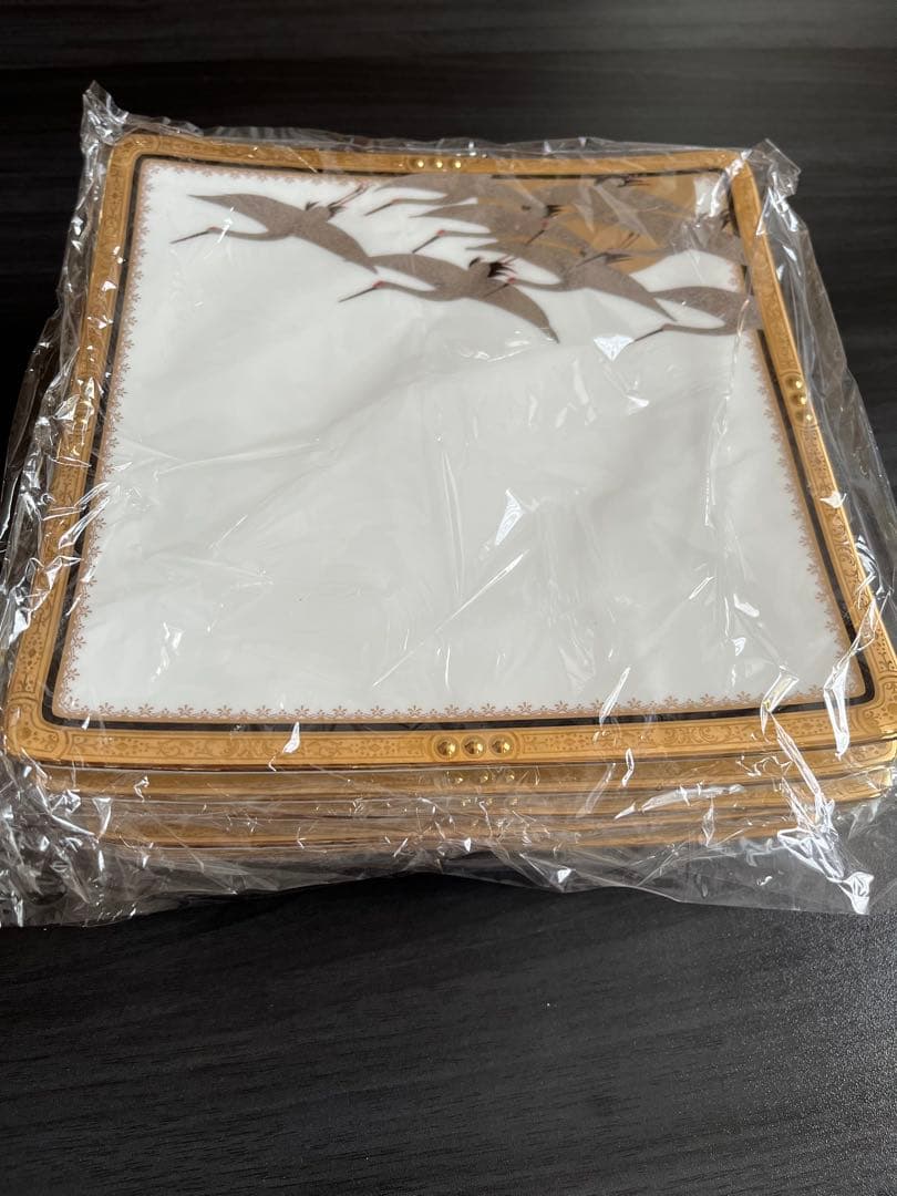 Noritake 四季彩舞曲　21cm スクエアプレート揃 絵変り6枚