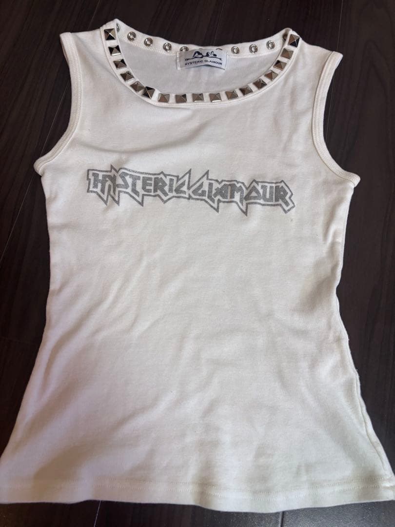 HYSTERIC GLAMOUR スタッズタンクトップ