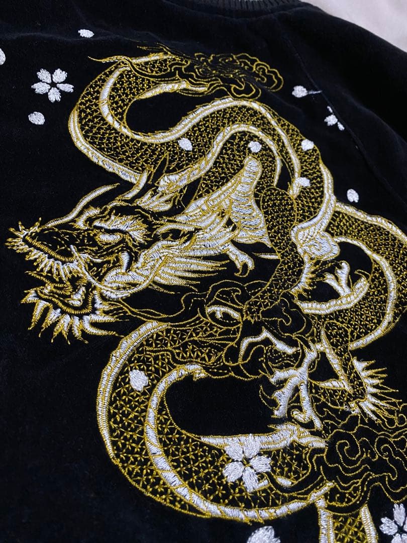 OBORO スカジャン 別珍 日本限定 龍 虎 unisex