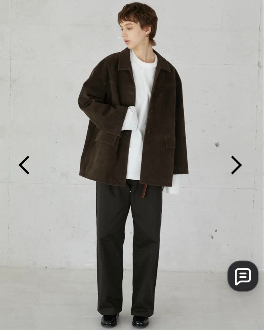 ラポドゥジェム eco suede coverall