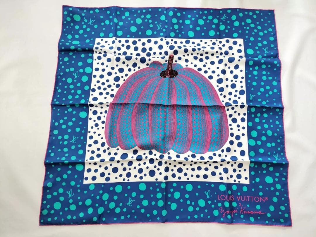 ルイヴィトン LOUIS VUITTON パンプキン スカーフ M78393