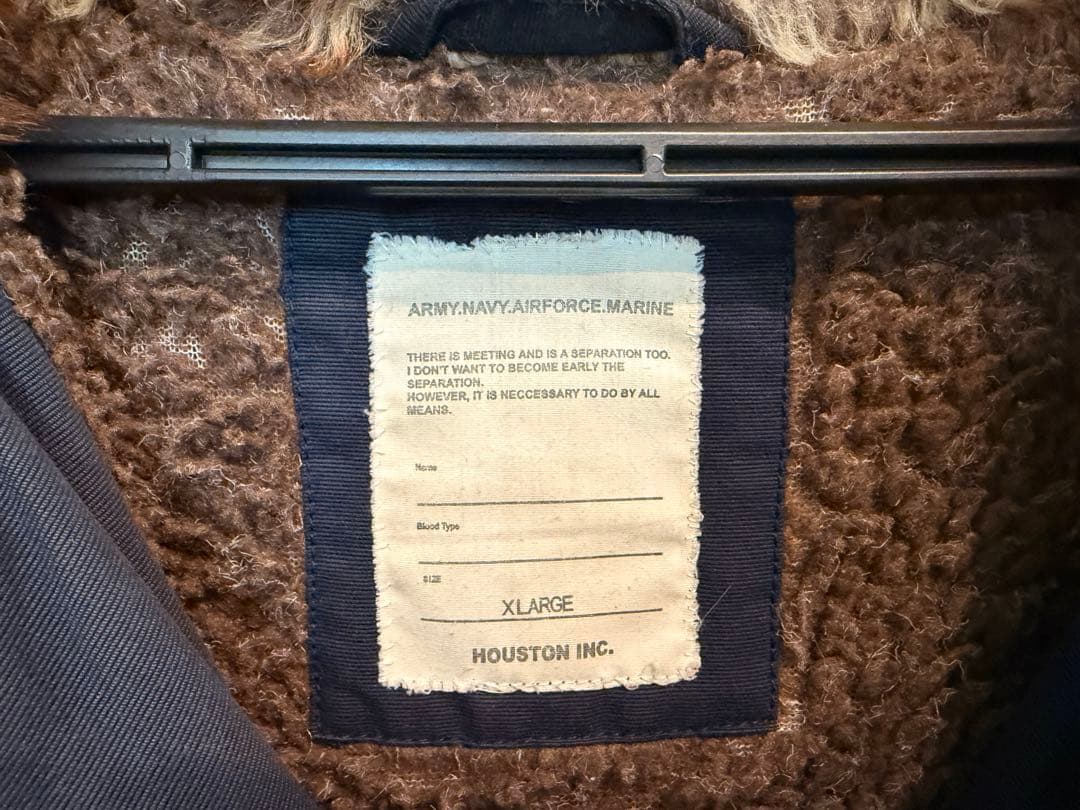 こ*め様 【希少XL】HOUSTON ヒューストン フレンチネイビー デッキジャ