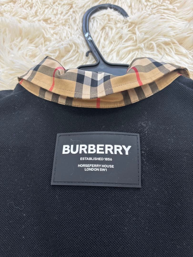 BURBERRY 10y140cmキッズ ワンピース 半袖 黒