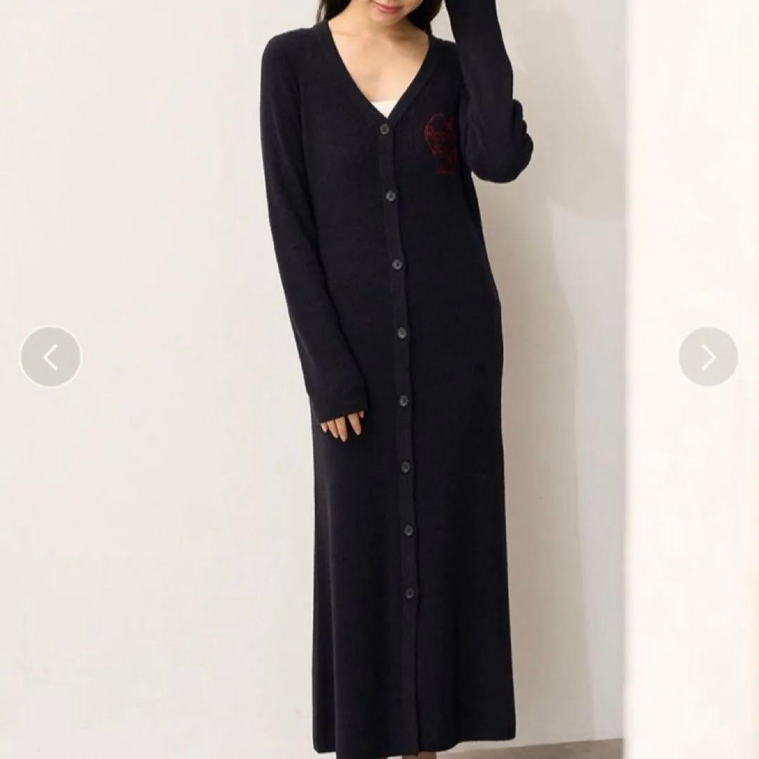 新品未使用完売ジェラピケジョエルロブションスムーズィーシルク前開きワンピース