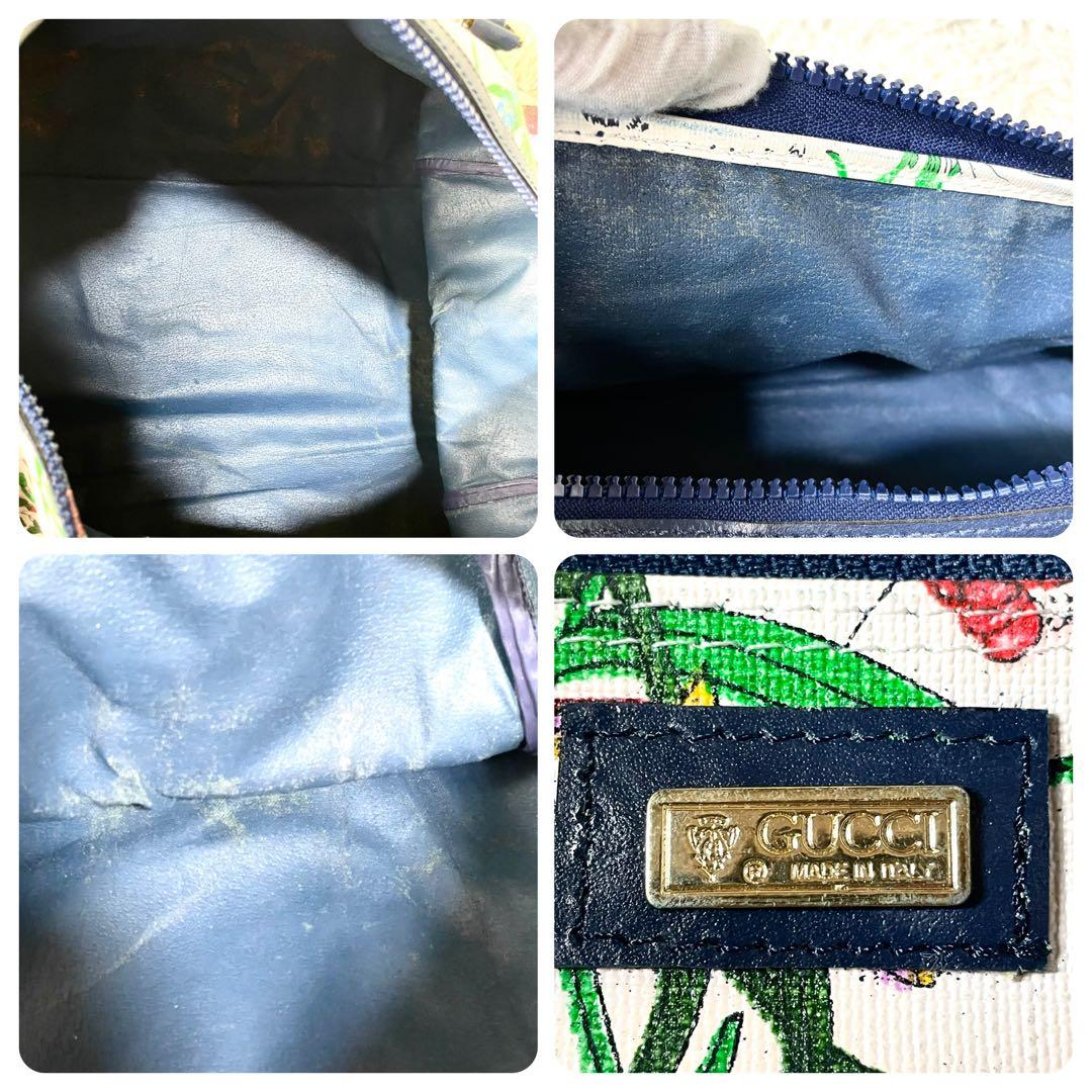 グッチ　GUCCI ボストンバッグ　花柄　大容量　レディース　ハンドバッグ