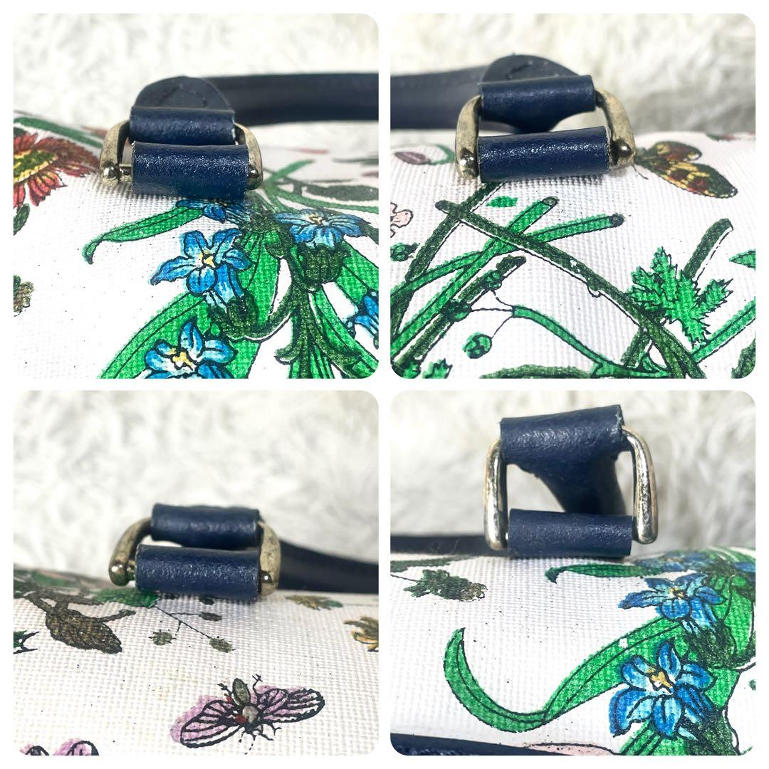 グッチ　GUCCI ボストンバッグ　花柄　大容量　レディース　ハンドバッグ
