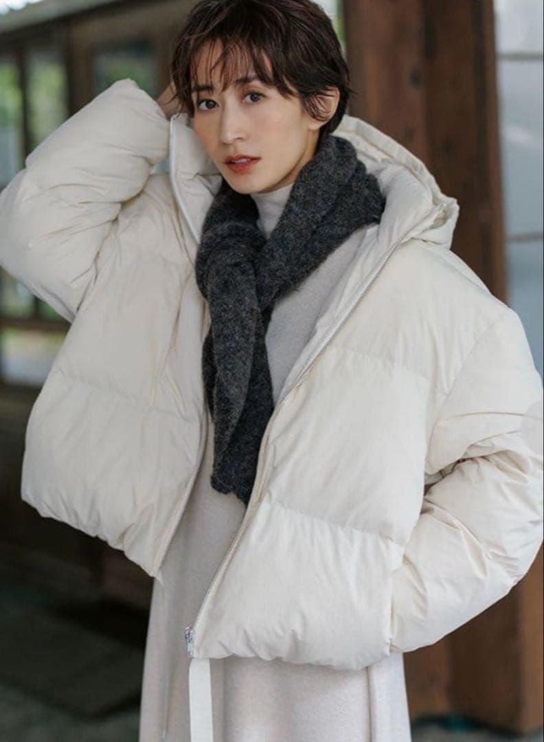 na.　新品　ミラオーウェン フレンチダウンジャケット　ブラック　フリー