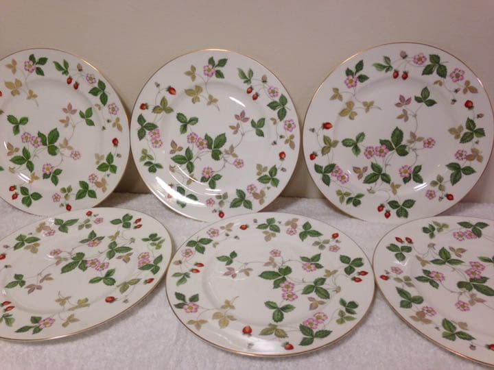WEDGEWOOD Wild Strawberry プレート27cm 6枚
