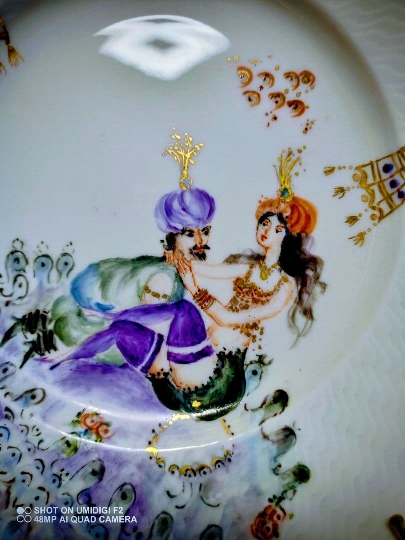 マイセン千夜一夜模写