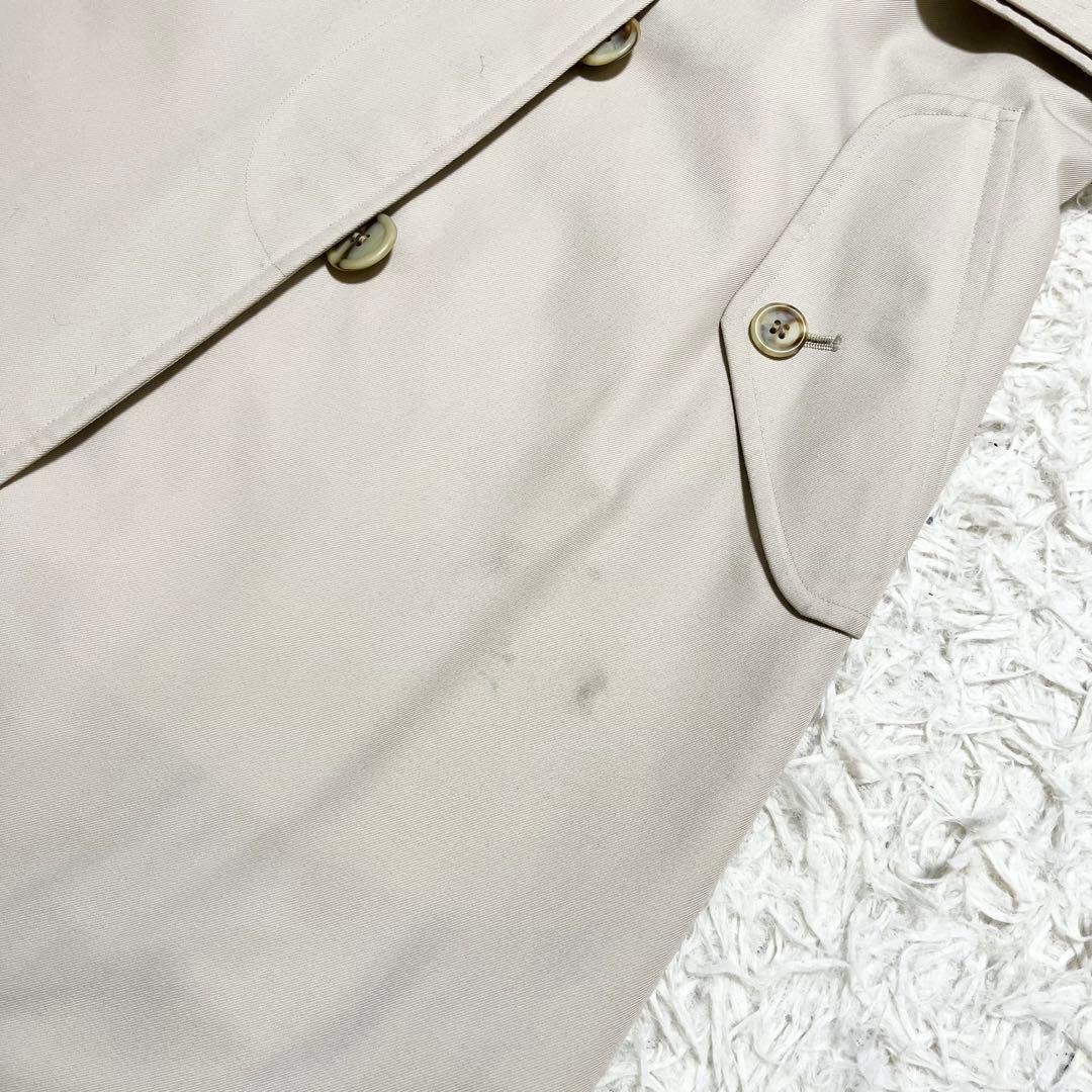 ✨人気✨バーバリーズ　トレンチコート　ノバチェック　ベルト付き　ベージュ　M相当