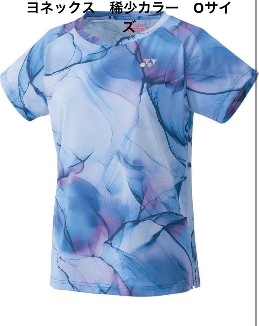 ヨネックステニスベリークールゲームシャツブルーOバドミントンレディースアドミラル