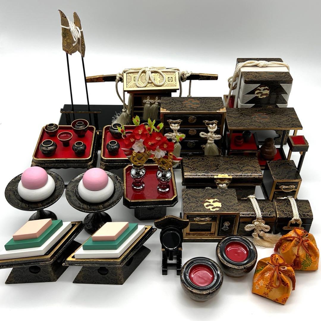 雛人形　桃の節句　お雛道具　万葉松30号