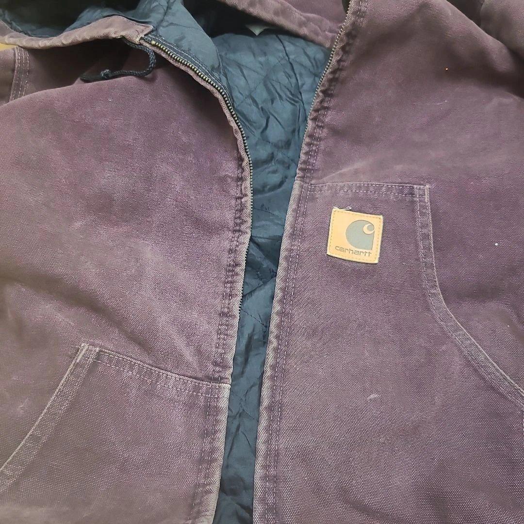 Carhartt バーガンディ アクティブパーカー アメリカ製