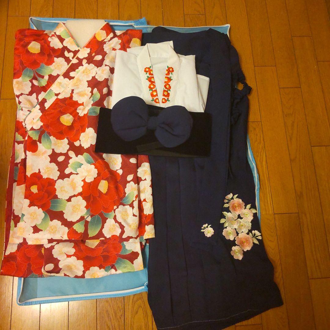 ♥キャサリンコテージ着物袴セット　150cm （肌襦袢　簡単帯付き）卒業式♥