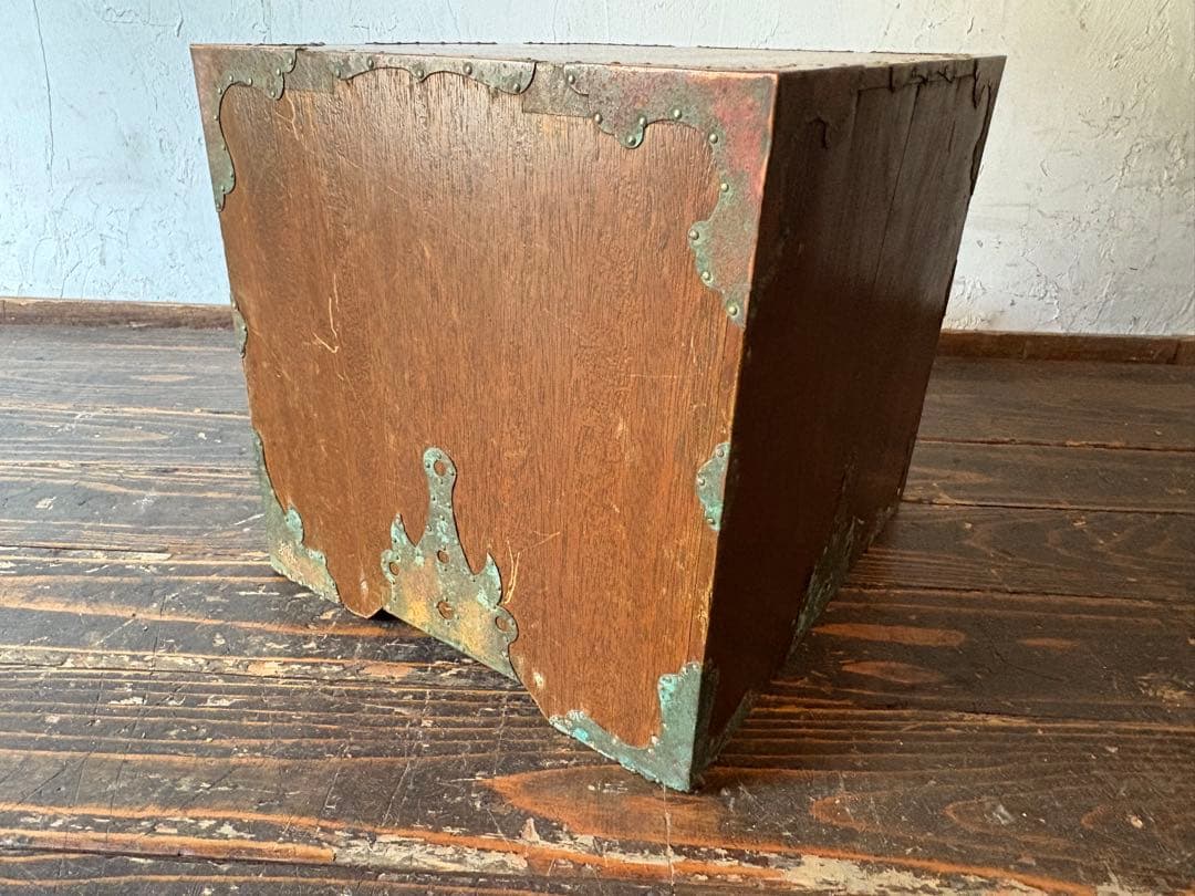 木製アンティークタンス 3引き出し 胴巻き アンティーク レトロ