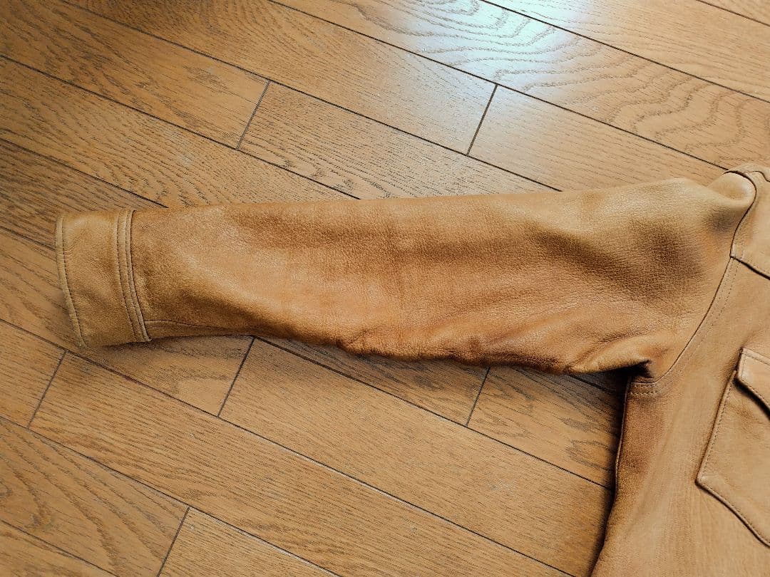 FLAT HEAD Deer Skin Jacket 40 ブラウン