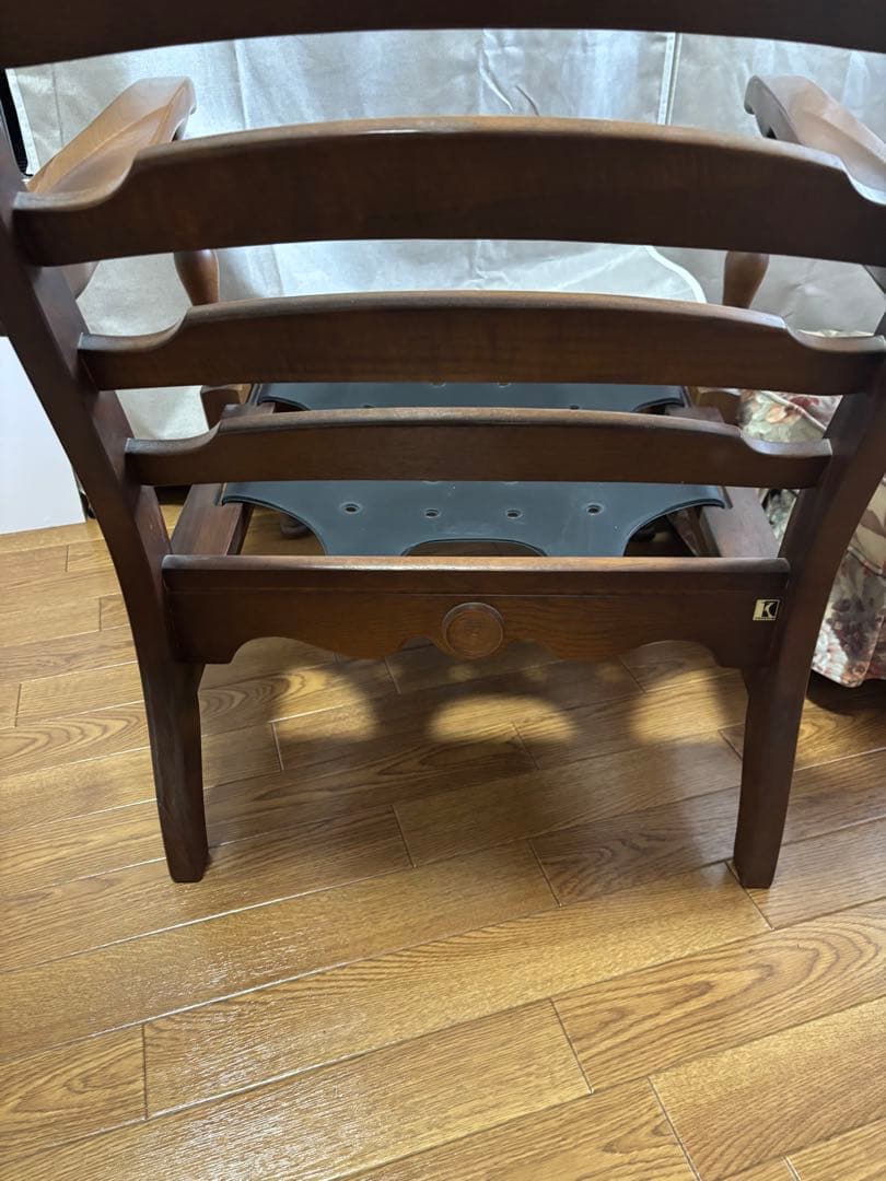 【美品】飛騨産業　キツツキ　アームチェア　一人掛けソファ レトロ ヴィンテージ