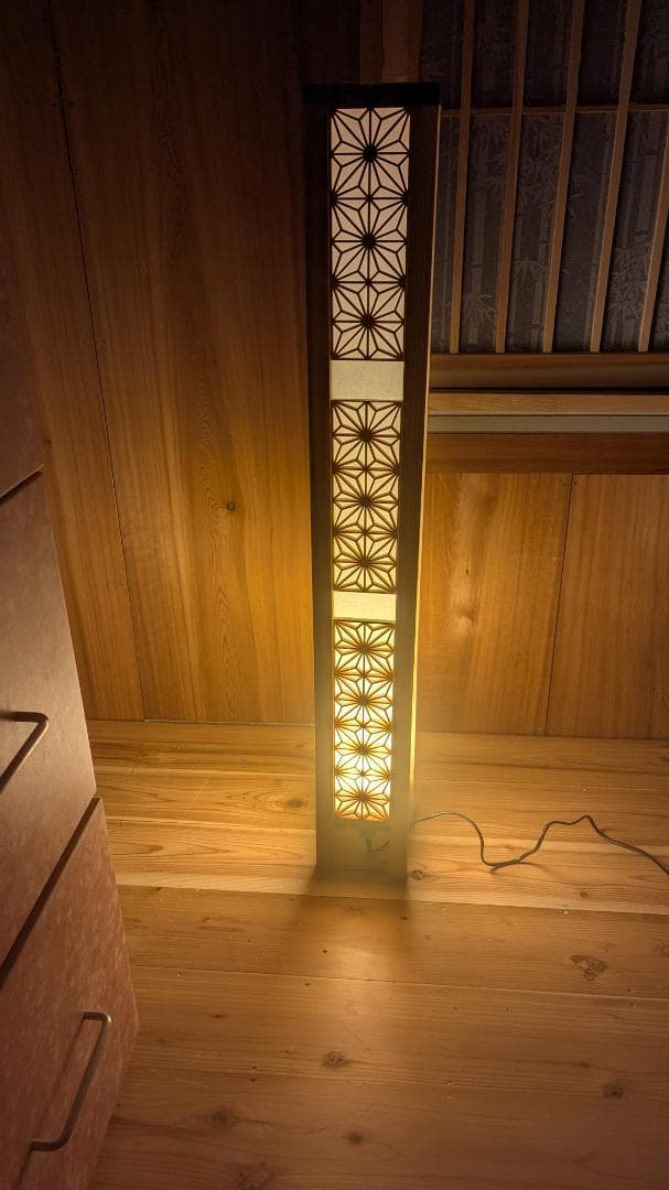 組子行灯　電球付き