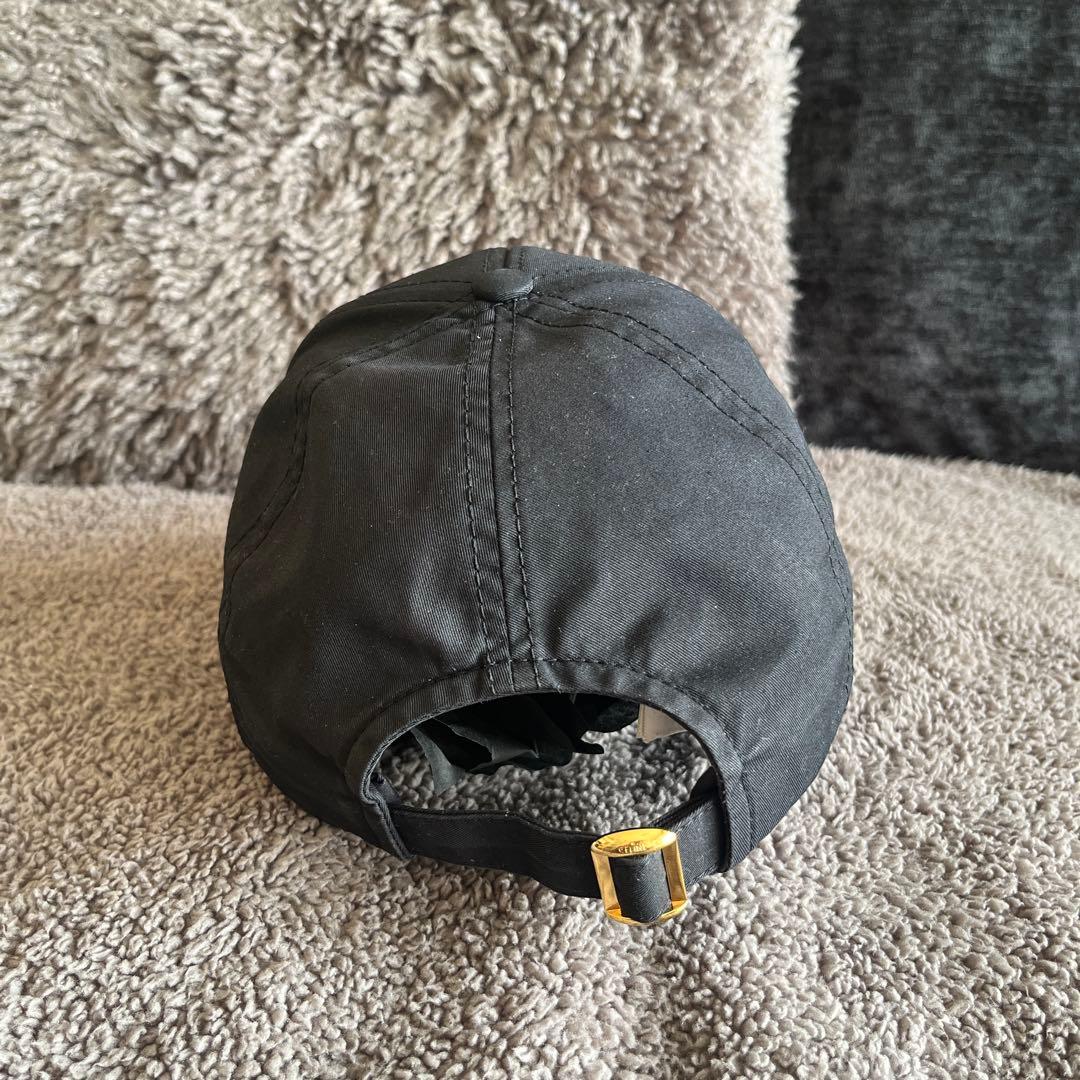 訳アリ◆CELINE セリーヌ◆トリオンフ ロゴ キャップ◆