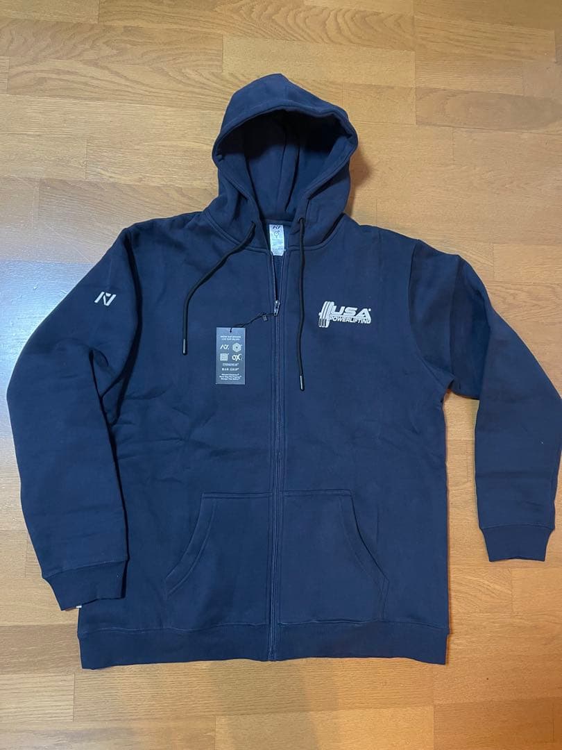 A7 USA Powerlifting パーカー 3XL ネイビー