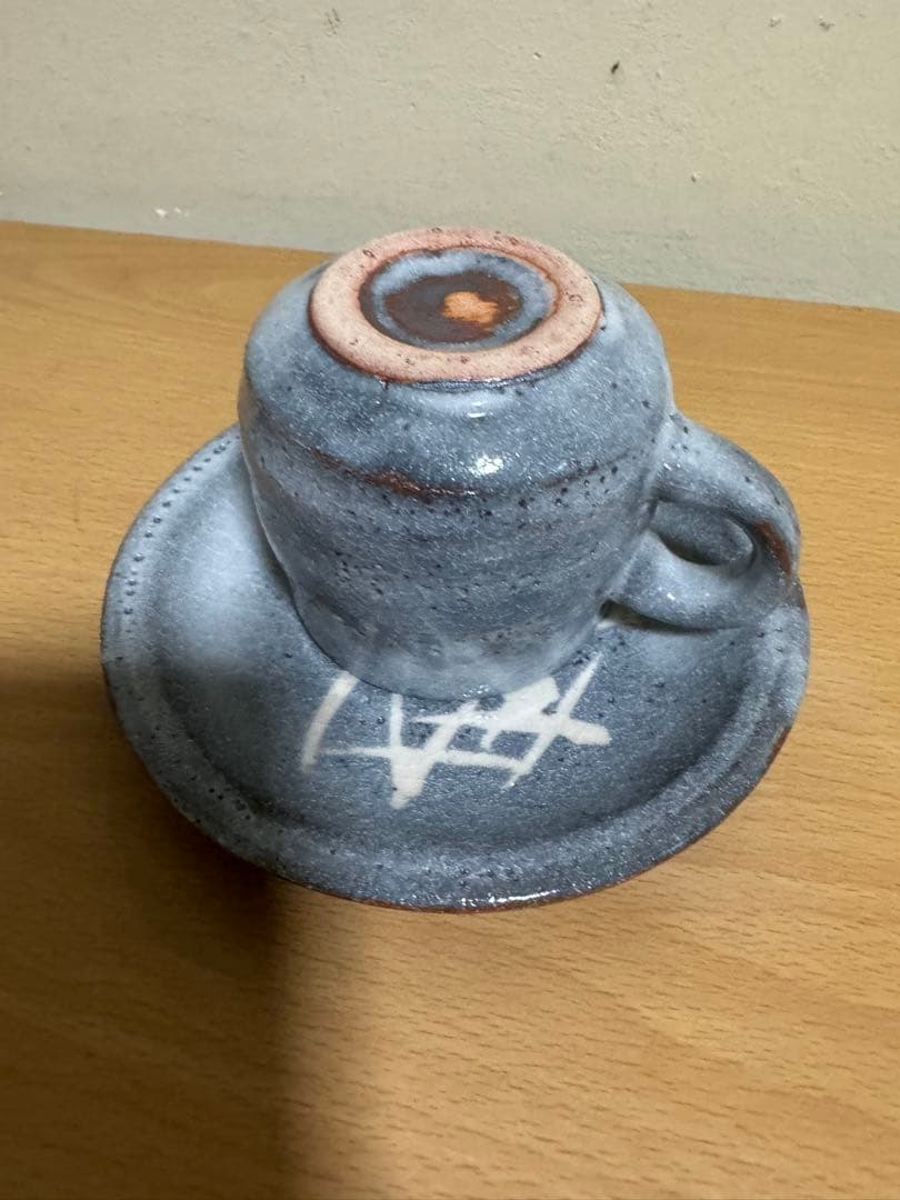 志野 加藤健 美濃焼 濃州半右衛門窯陶器　カップ　ソ一サ一　新品5点セット