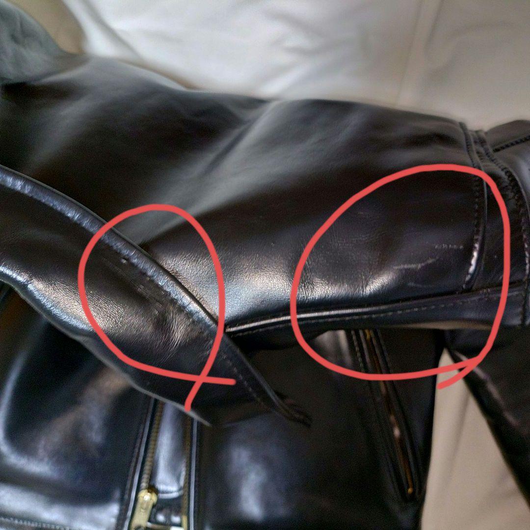 schott 689H 　ショット　シングルライダース　ホースハイド　サイズ36