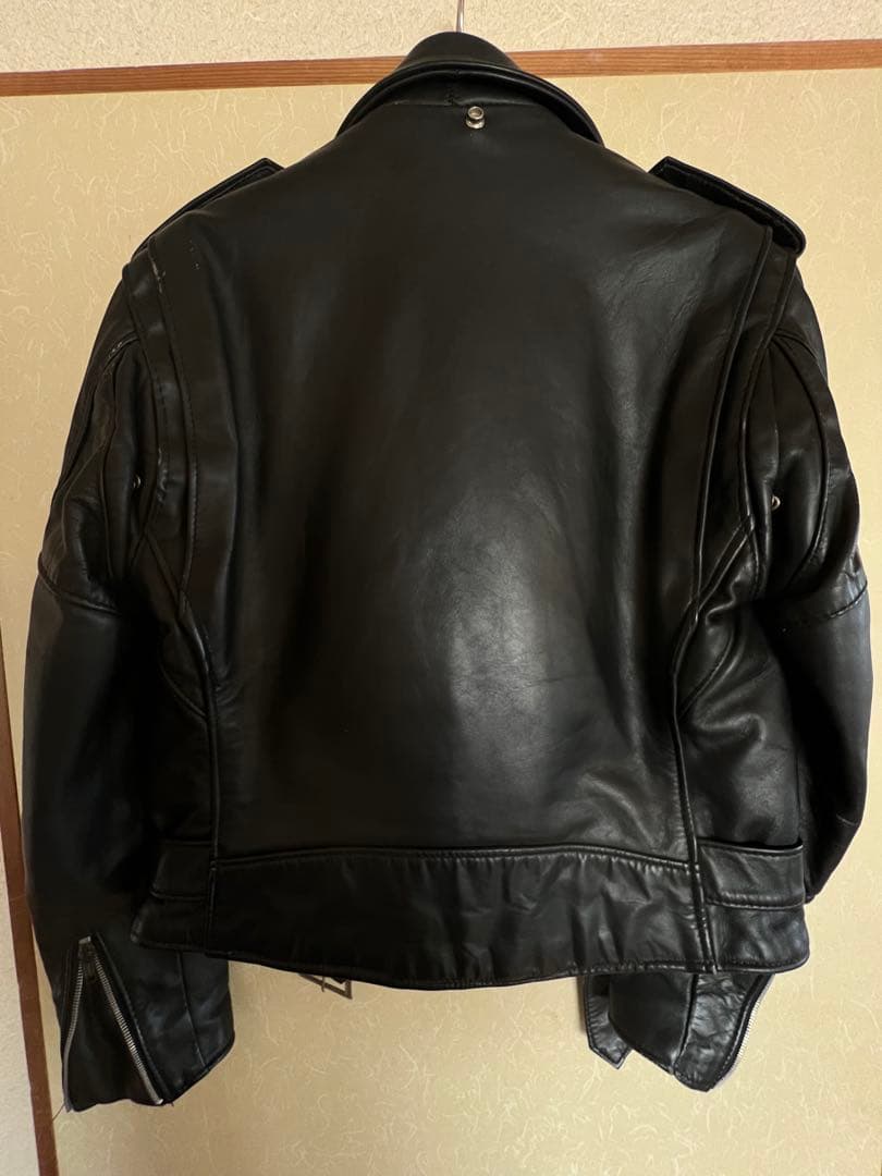 【10168】Schott Perfecto 70 ブラックレザー　サイズ40