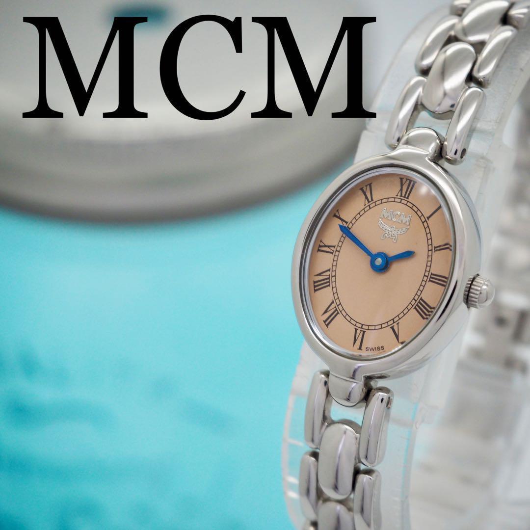 448 稼働【美品・OH済み】MCM　時計　レディース　オーバル　箱付き