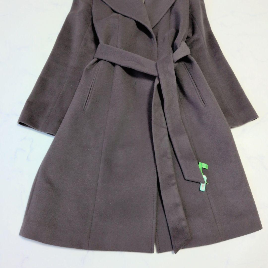 UNTITLED アンタイトル ロングコート ウール ベルテッド ベルト付き 3